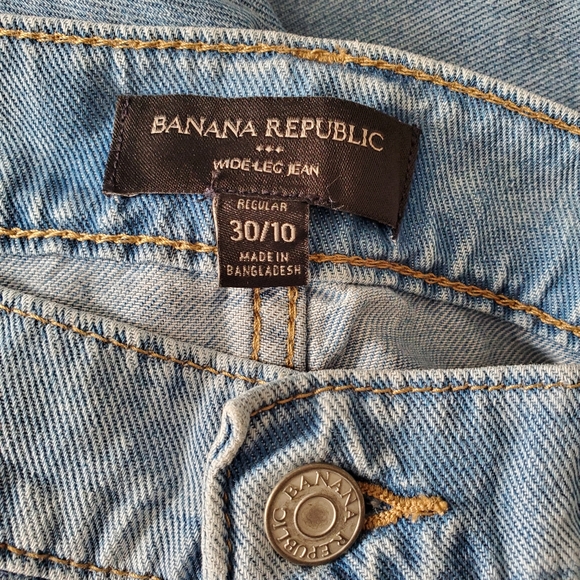 NWoT! 10R Banana Republic Wide Leg Jeans - Picture 3 of 6